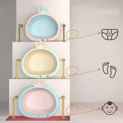 EAZY KIDS Collapsible Royal Wash Basin for Baby - Blue