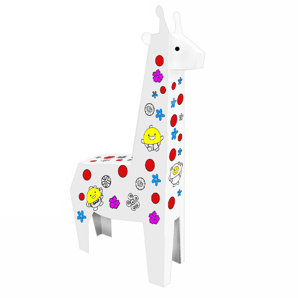 EAZY KIDS DIY Doodle Coloring Giraffe