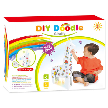 EAZY KIDS DIY Doodle Coloring Giraffe