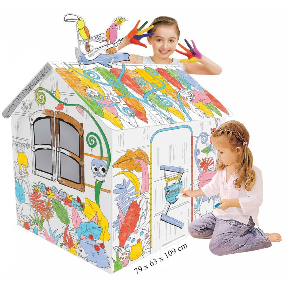EAZY KIDS DIY Doodle Painting Jungle House