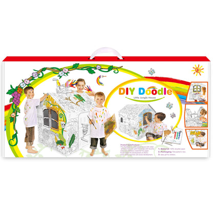 EAZY KIDS DIY Doodle Painting Jungle House