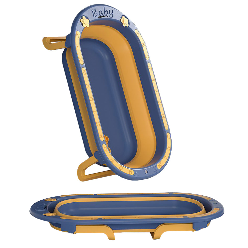 EAZY KIDS Folding Bath Tub - Blue