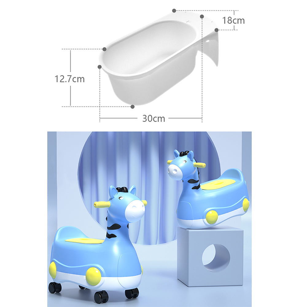Eazy Kids Horse Potty Car - Blue