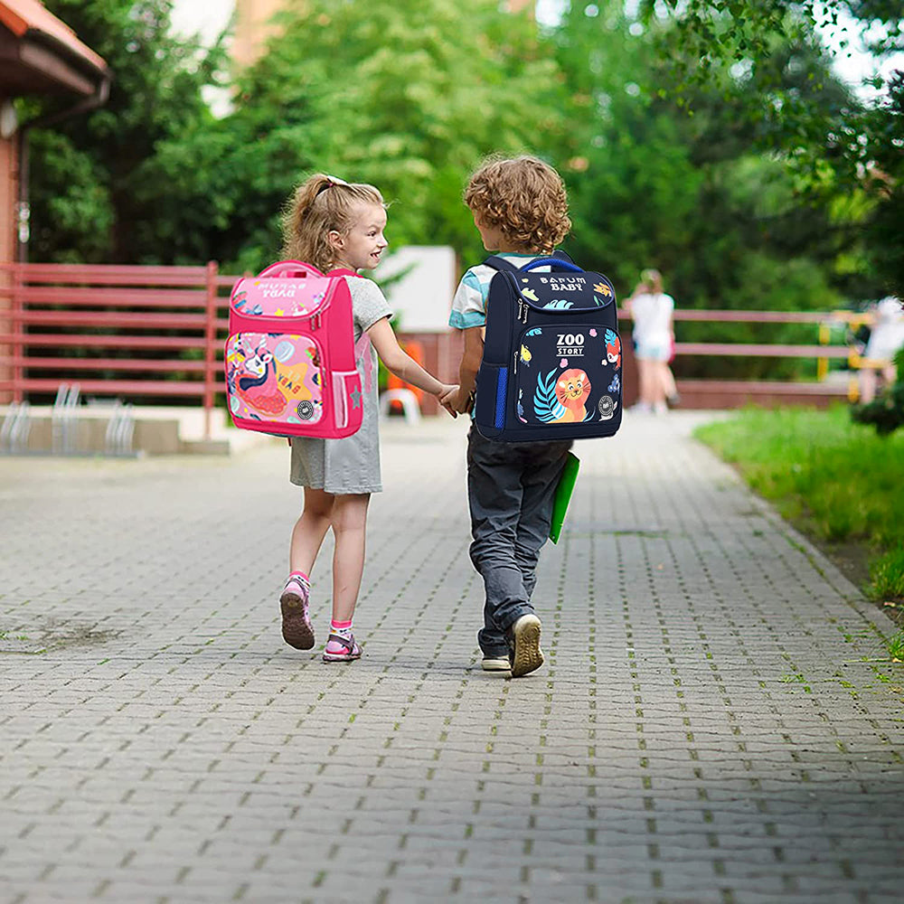 EAZY KIDS Leo School bag - Blue