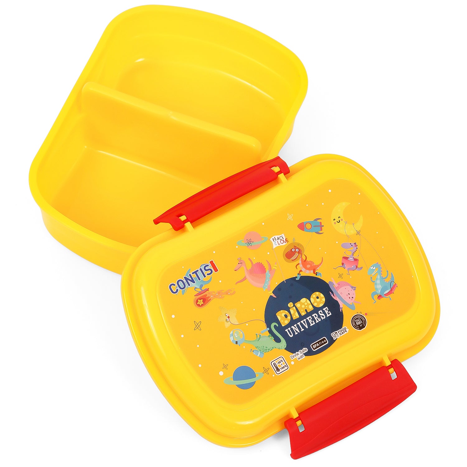 EAZY KIDS Lunch Box wt Bottle - Yellow