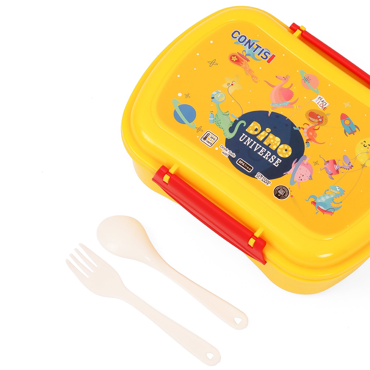 EAZY KIDS Lunch Box wt Bottle - Yellow