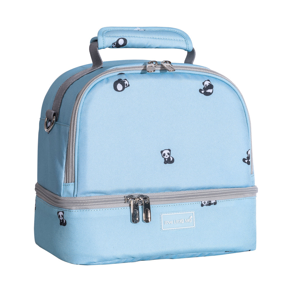EAZY KIDS Lunch box and Lunch bag Set - Blue