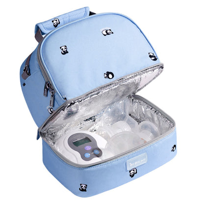 EAZY KIDS Lunch box and Lunch bag Set - Blue