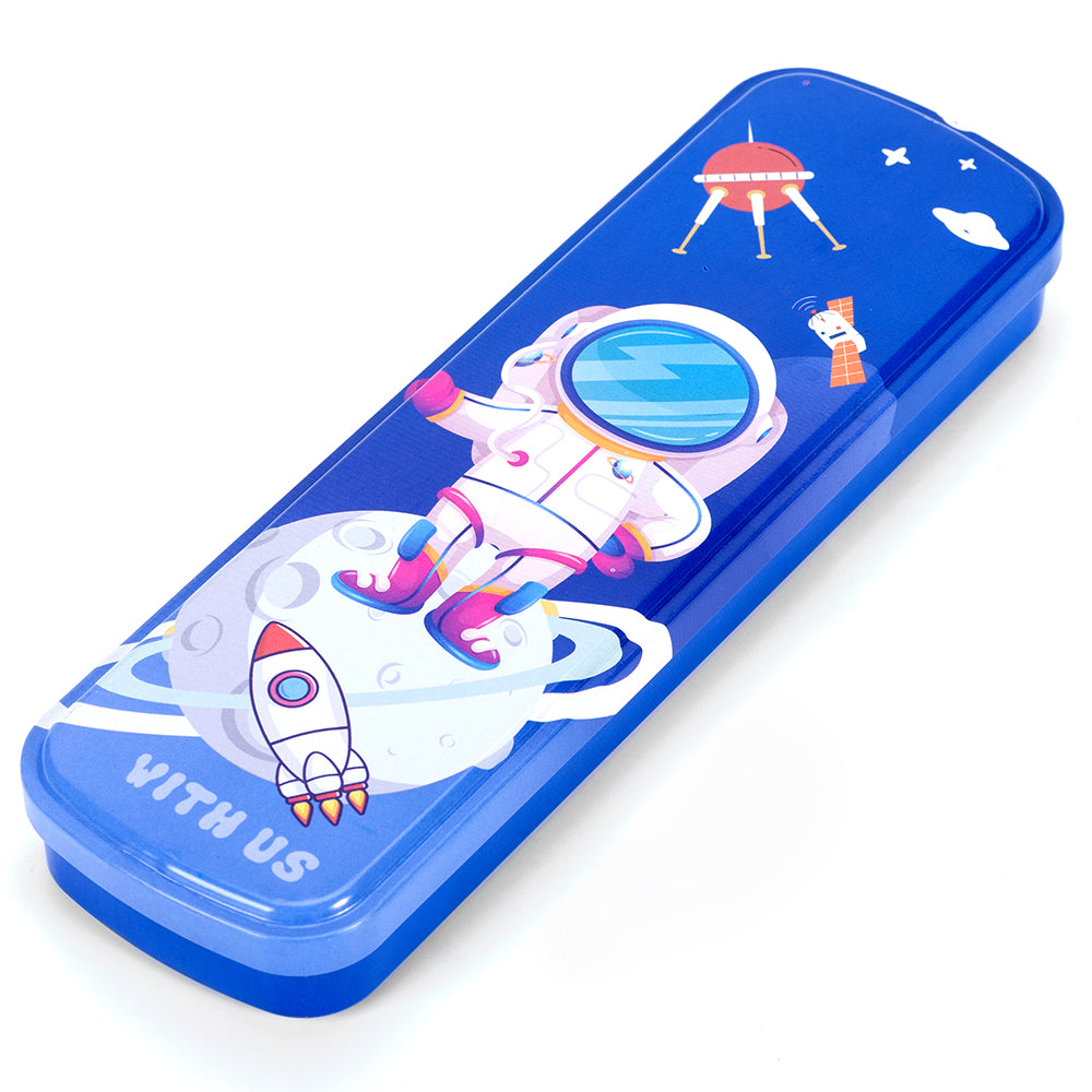 EAZY KIDS Pencil Box - Astronaut wt Satellite