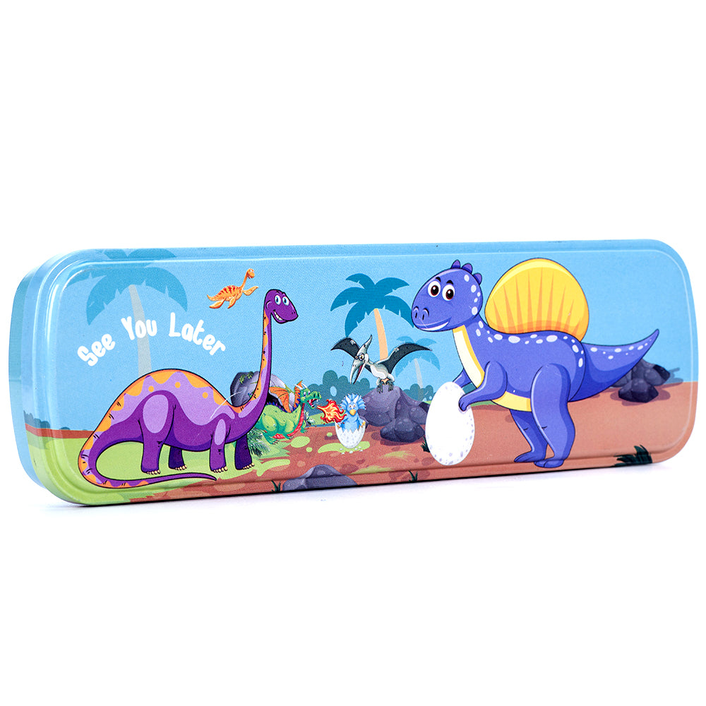 EAZY KIDS Pencil Box - Dino Blue
