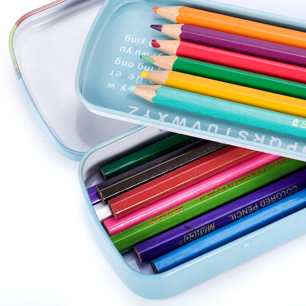 EAZY KIDS Pencil Box - Dino Blue