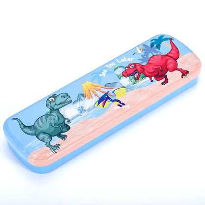 EAZY KIDS Pencil Box - Dino Red