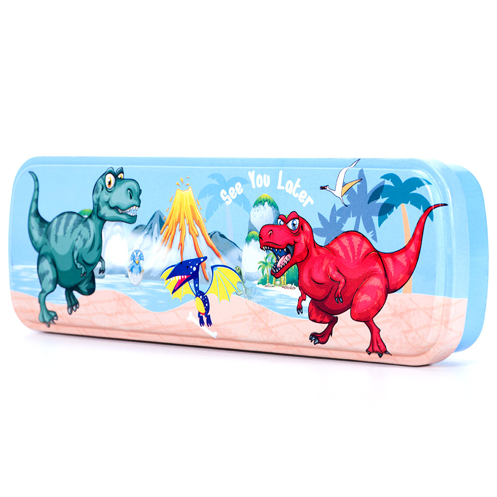 EAZY KIDS Pencil Box - Dino Red