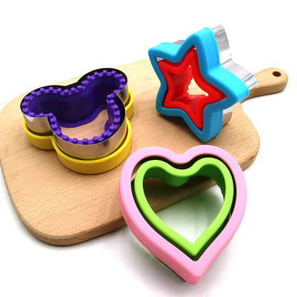 EAZY KIDS Sandwich & Cookies Cutter with Sealer Set