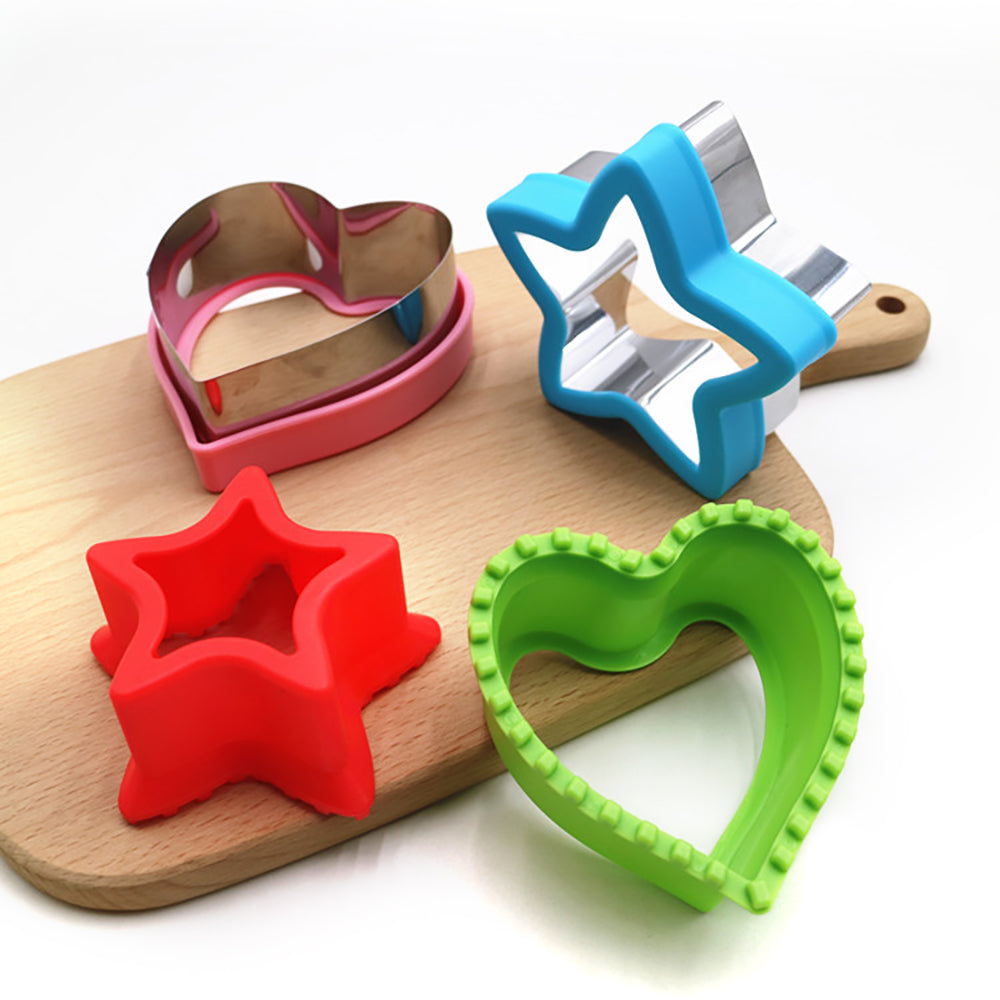 EAZY KIDS Sandwich & Cookies Cutter with Sealer Set