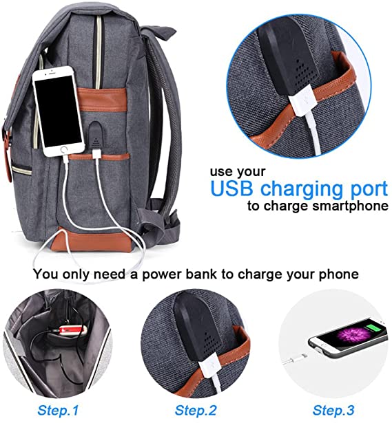 EAZY KIDS School Bag - Grey