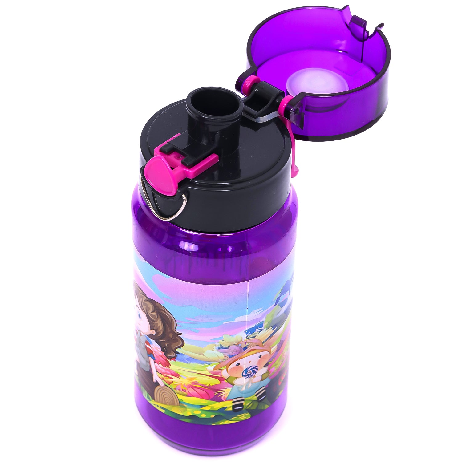 EAZY KIDS Water Bottle 500ml - Purple