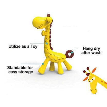 EAZY KIDS - Giraffe Teether - Yellow
