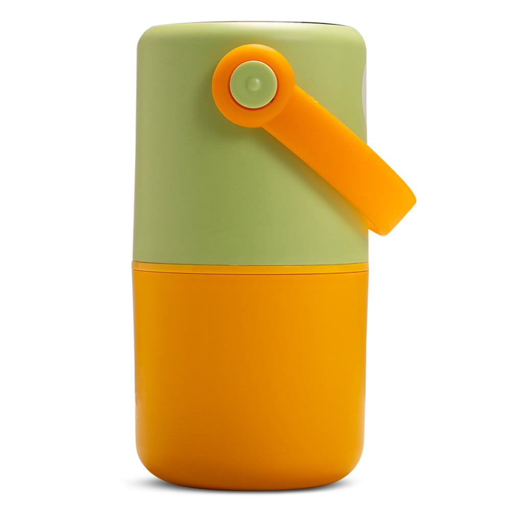 HYDROBREW Double Decker Stainless Steel Lunch Box w/Folding Spork - Sage and Amber