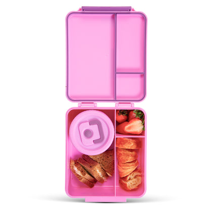 HYDROBREW Bento Lunch Box w/Steel Food Jar - Dream Pink