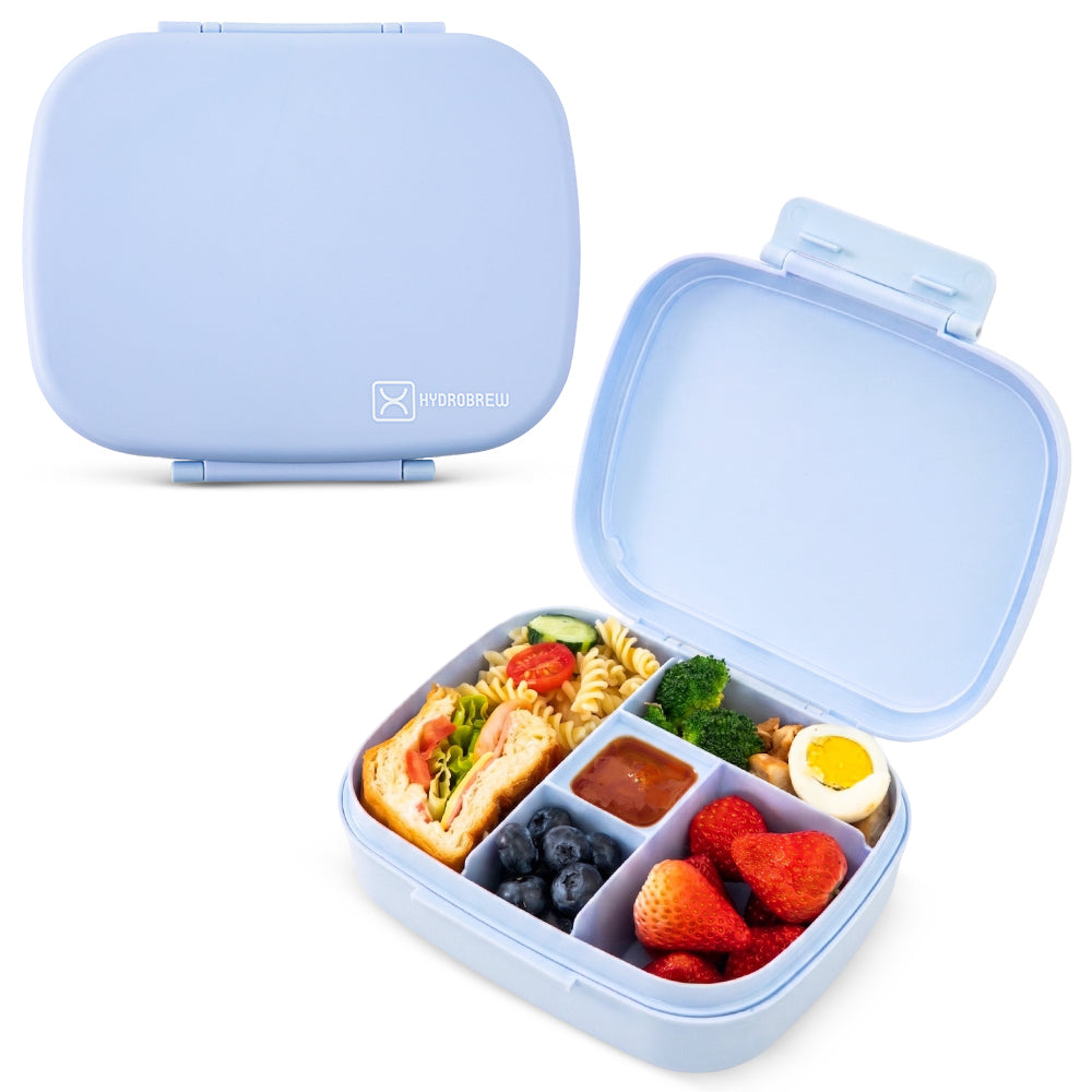 Hydrobrew Smart Serve Bento Lunch Box 1100 ml, 5 compartment- Sky Mist
