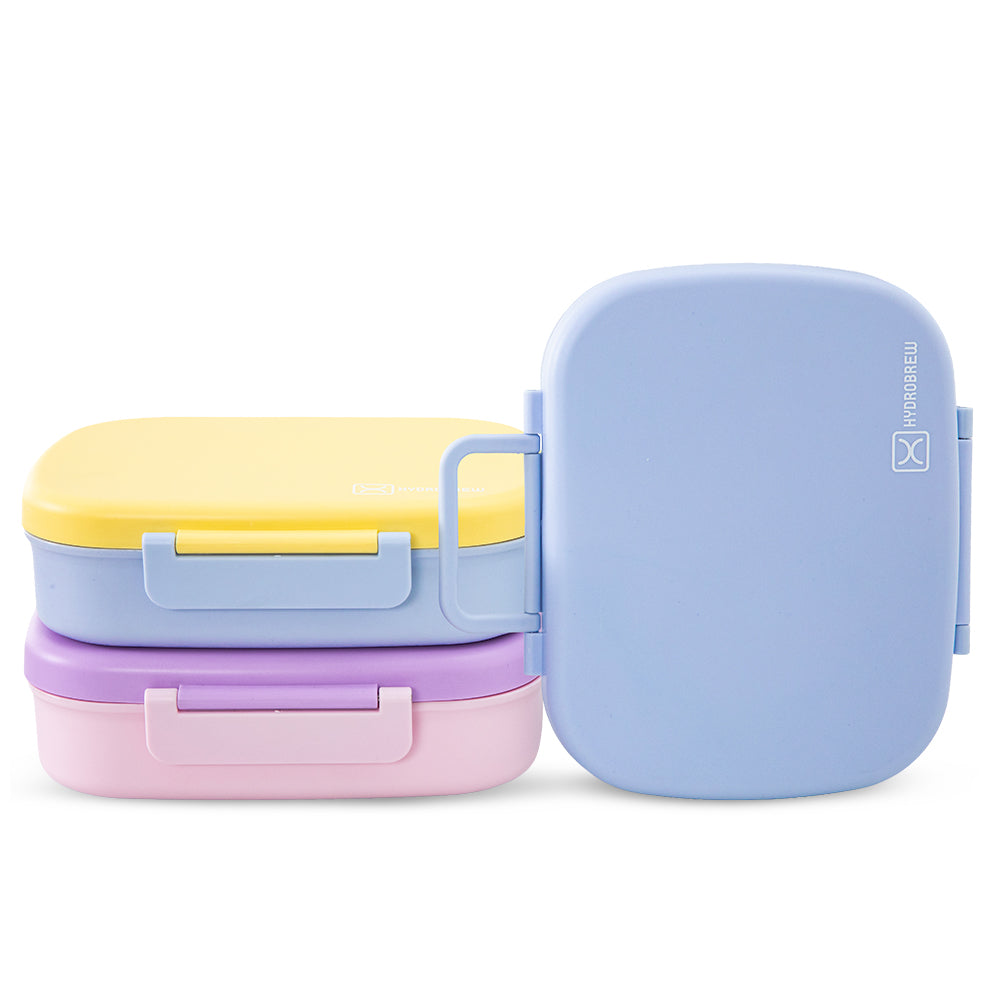 Hydrobrew Smart Serve Bento Lunch Box 1100 ml, 5 compartment- Sky Mist