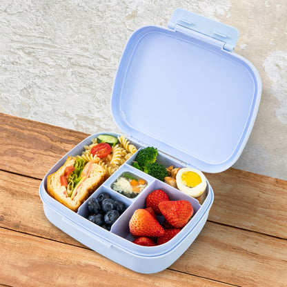 Hydrobrew Smart Serve Bento Lunch Box 1100 ml, 5 compartment- Sky Mist