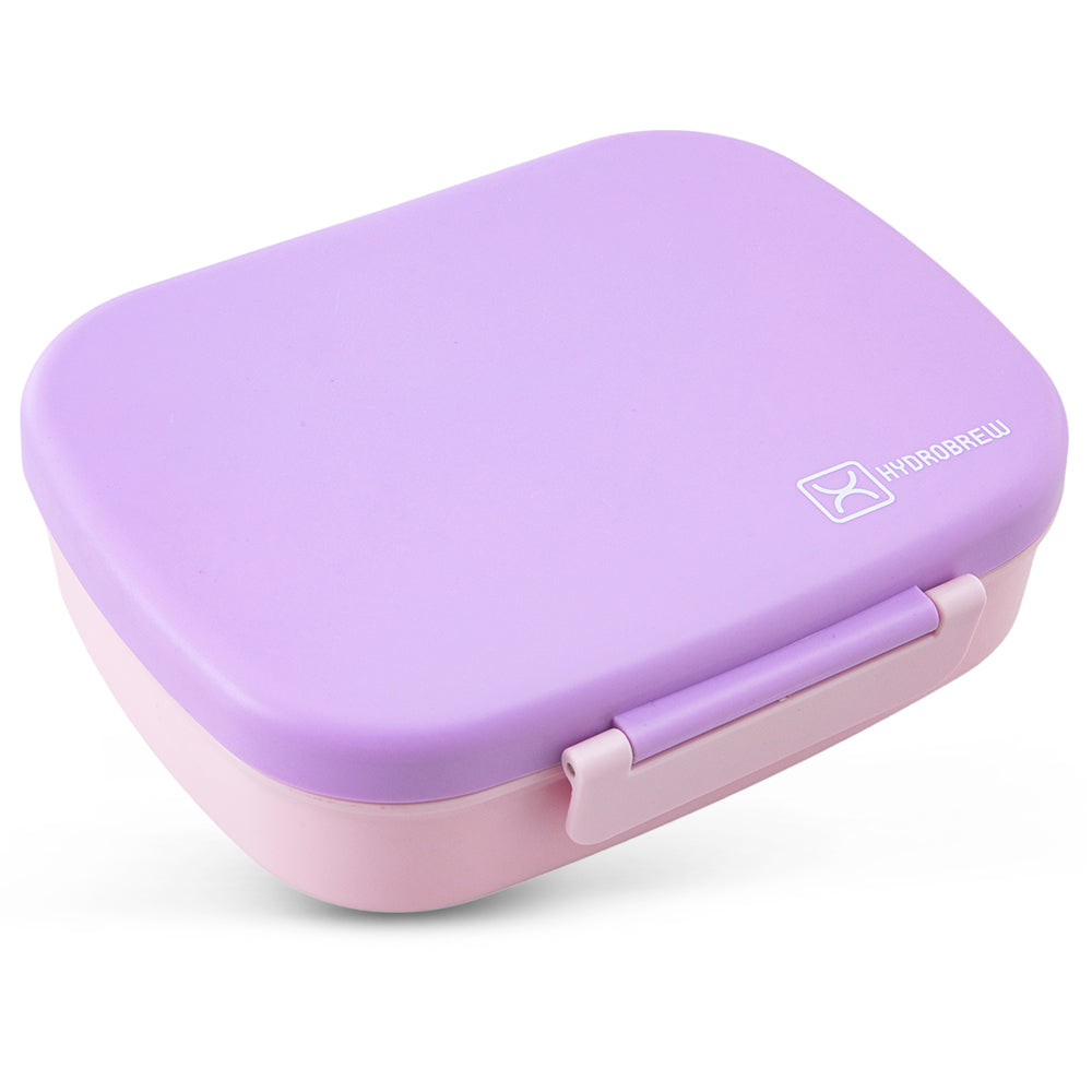 Hydrobrew Smart Serve Bento Lunch Box 1100 ml, 5 compartment- Lilac Blush