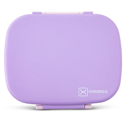 Hydrobrew Smart Serve Bento Lunch Box 1100 ml, 5 compartment- Lilac Blush