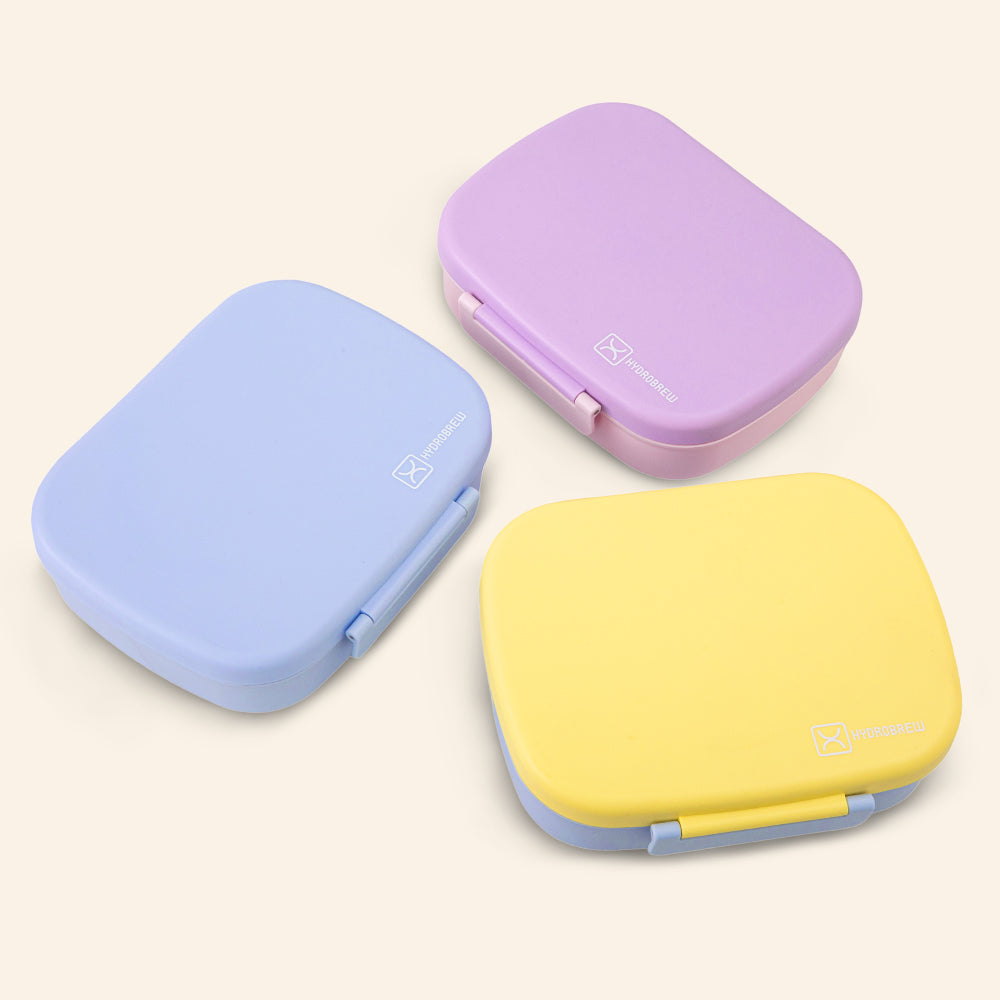 Hydrobrew Personalized Smart Serve Bento Lunch Box 1100 ml, 5 compartment - Sunny Sky