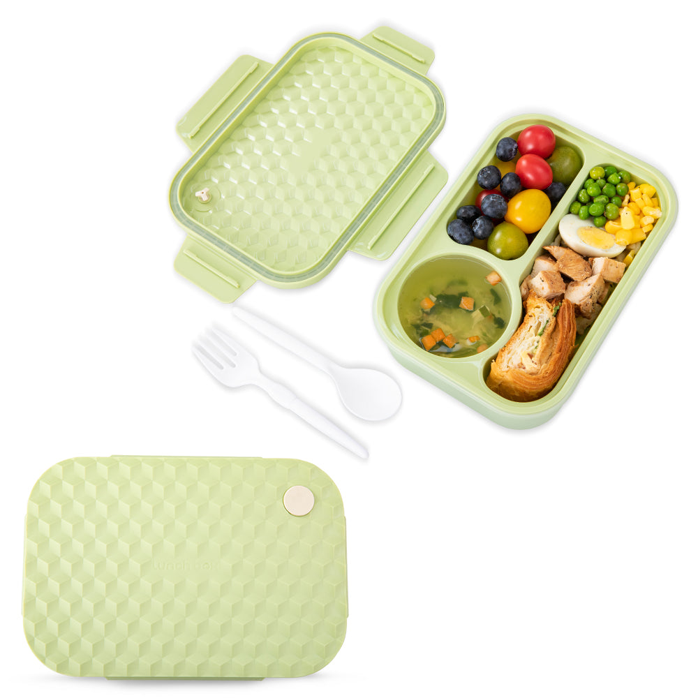 HYDROBREW Smart Serve Bento Lunch Box 980ml - Sage Diamond