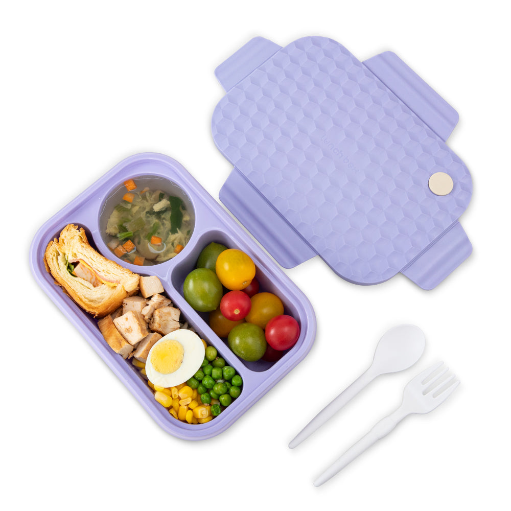 HYDROBREW Smart Serve Bento Lunch Box 980ml - Lavender Diamond