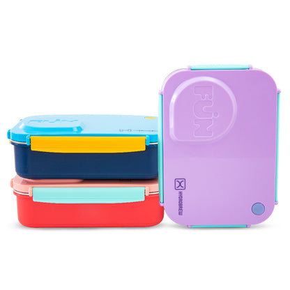 Hydrobrew Personalized Steel Core Lunch Box 750ml + 150ml Food Jar w/ cutlery, Stainless Steel, Leakproof - BERRY CREAM