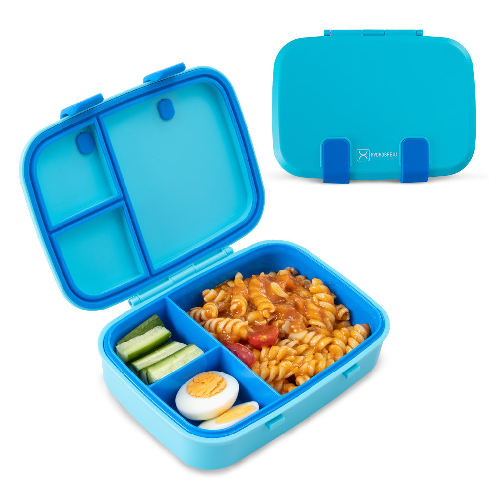 HYDROBREW Smart Serve Bento Lunch Box 847ml, Aqua Drift