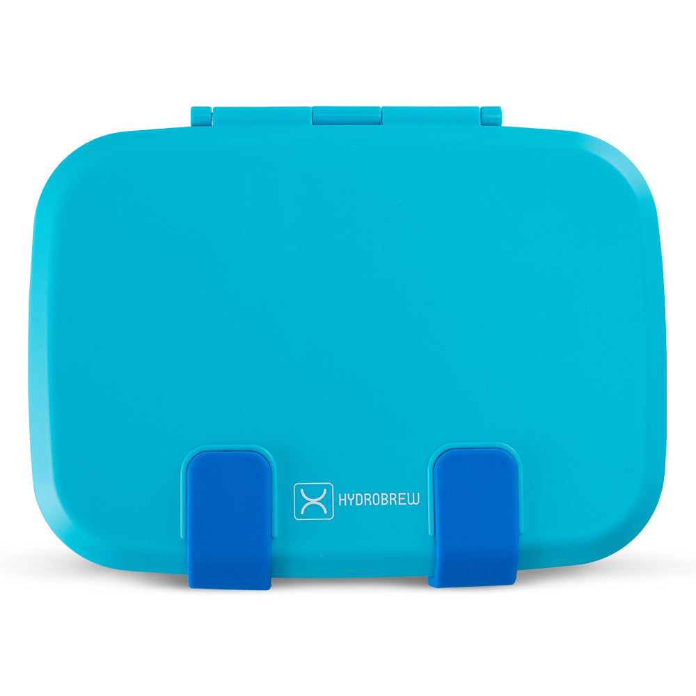 HYDROBREW Smart Serve Bento Lunch Box 847ml, Aqua Drift