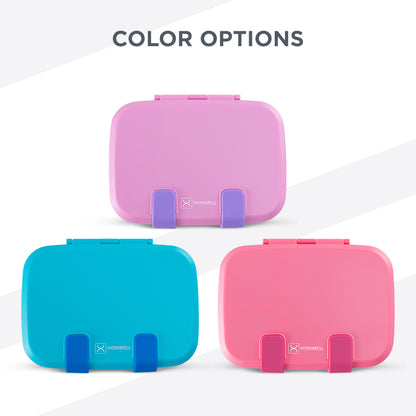 Hydrobrew Personalized Smart Serve Bento Lunch Box 847ml, Aqua Drift