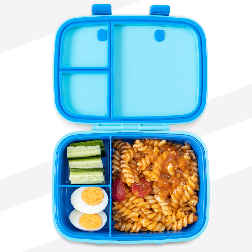 Hydrobrew Personalized Smart Serve Bento Lunch Box 847ml, Aqua Drift