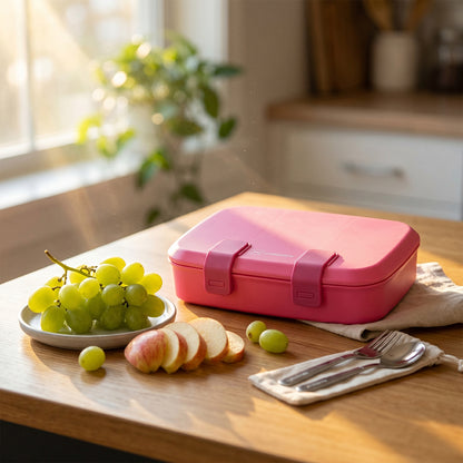 HYDROBREW Smart Serve Bento Lunch Box 847ml, Berry Blush