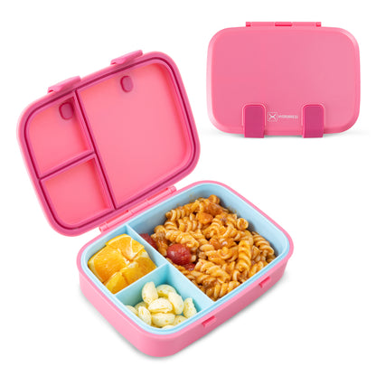 Hydrobrew Personalized Smart Serve Bento Lunch Box 847ml, Berry Blush