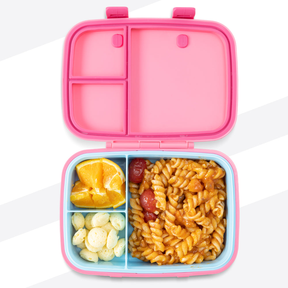 Hydrobrew Personalized Smart Serve Bento Lunch Box 847ml, Berry Blush