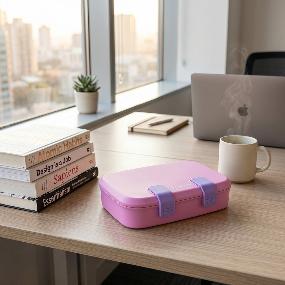 HYDROBREW Smart Serve Bento Lunch Box 847ml, Candy Lilac