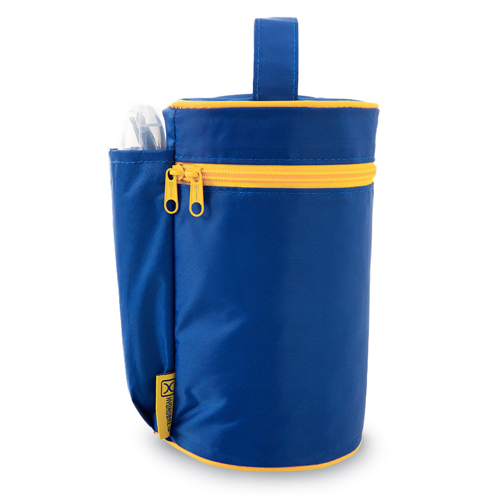 Hydrobrew Trio Deck Lunch Box w/ Lunch Bag and Cutlery - Majestic Blue