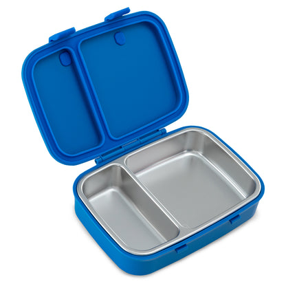 Hydrobrew Steel Core Bento Stainless Steel Lunch Box ‚Äì 839ml, 2 Compartment- Midnight Wave