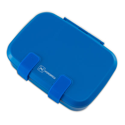 Hydrobrew Personalized Steel Core Bento Stainless Steel Lunch Box – 839ml, 2 Compartment- Midnight Wave