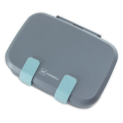Hydrobrew Steel Core Bento Stainless Steel Lunch Box ‚Äì 839ml, 2 Compartment-Graphite