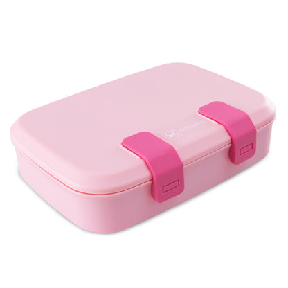 Hydrobrew Steel Core Bento Stainless Steel Lunch Box ‚Äì 839ml, 2 Compartment-Rose Silk