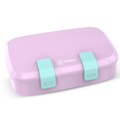 Hydrobrew Steel Core Bento Stainless Steel Lunch Box – 839ml, 2 Compartment-Orchid Mist