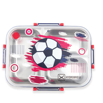 HydroBrew Steel Core Bento Lunch Box 3 Compartment 750ml – Champion navy