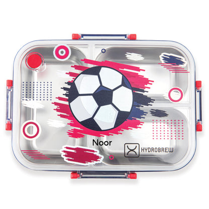 Hydrobrew Personalized Steel Core Bento Lunch Box 3 Compartment 750ml – Champion navy