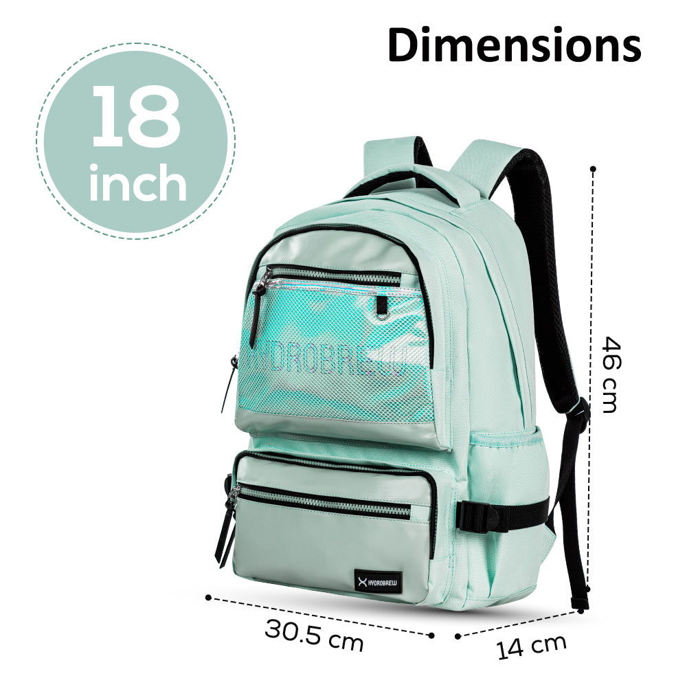 HYDROBREW 18 inch Backpack - Green